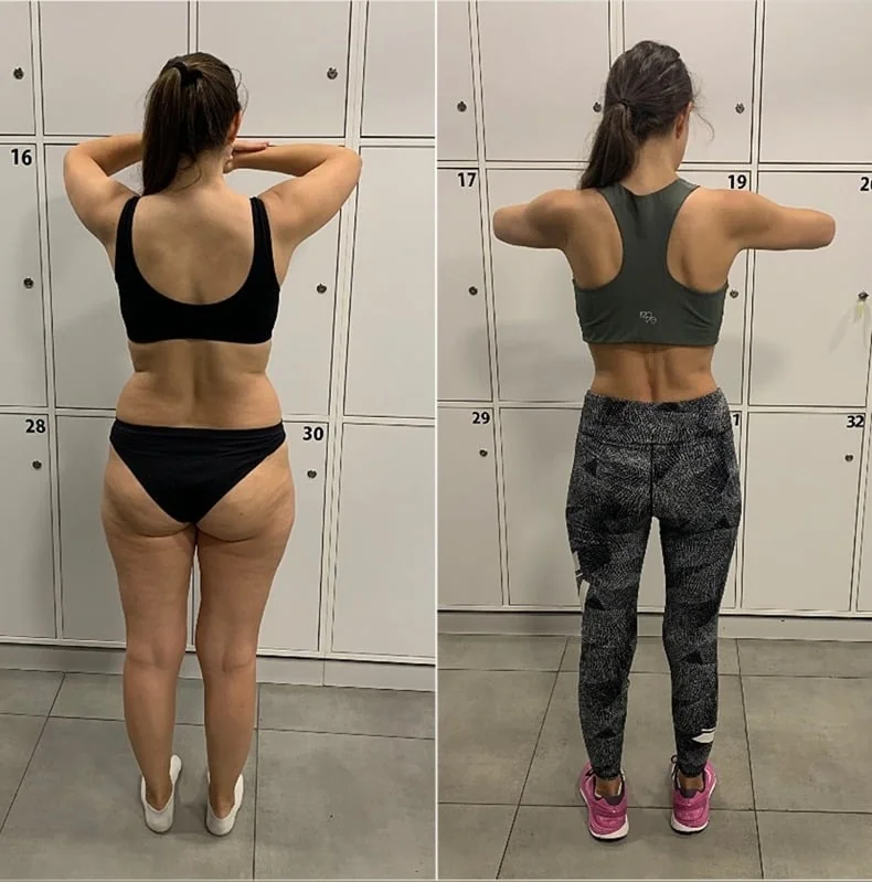 Milica, transformacija posle 6 meseci saradnje